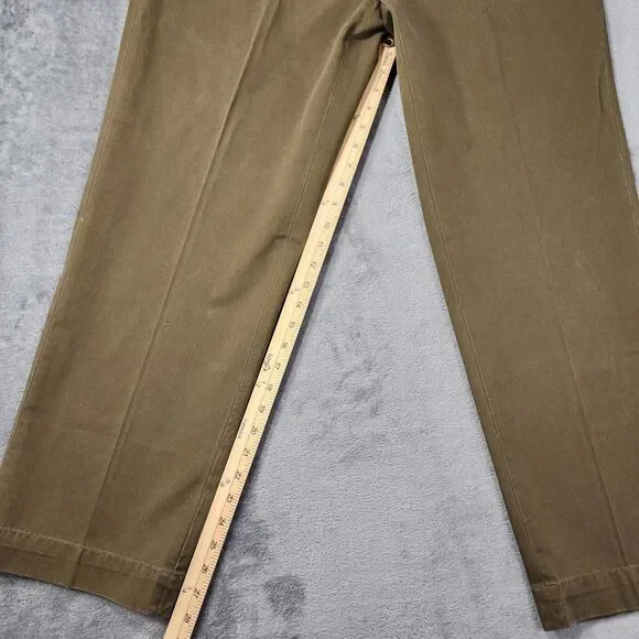 Polo Ralph Lauren Preston Pant Brown Khaki 36x30 Straight Leg Chino Cotton NEW - Picture 5 of 12